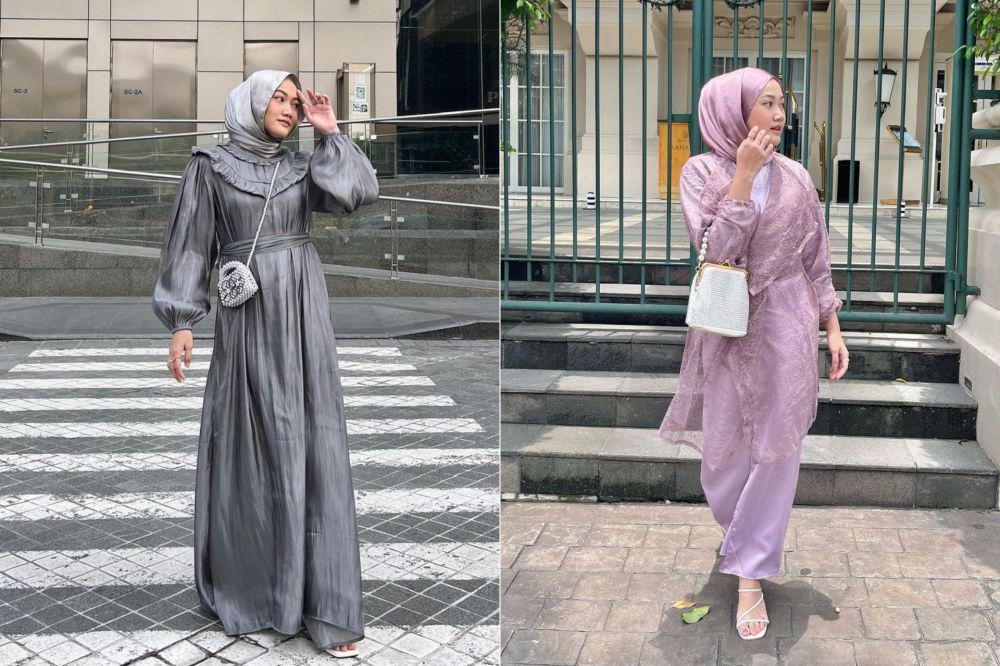 8 Gaya Hijab Kondangan ala Adinda Valda, Simpel dan Stylish