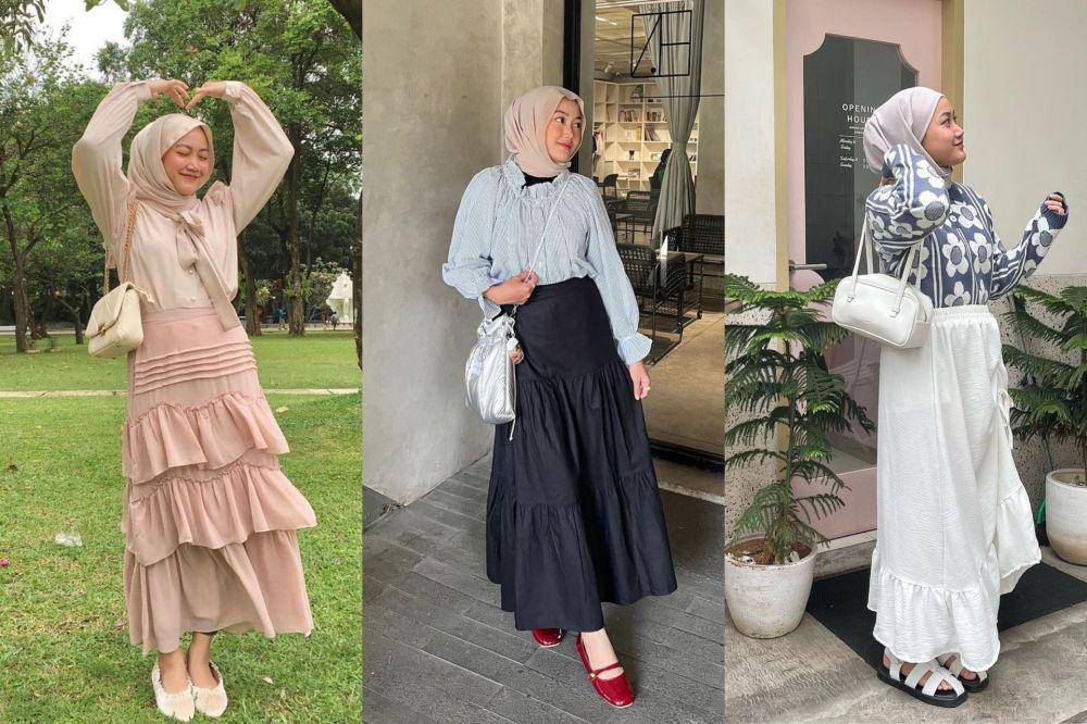 ragam rok kekinian ala Adinda Valda (instagram.com/adindavld)