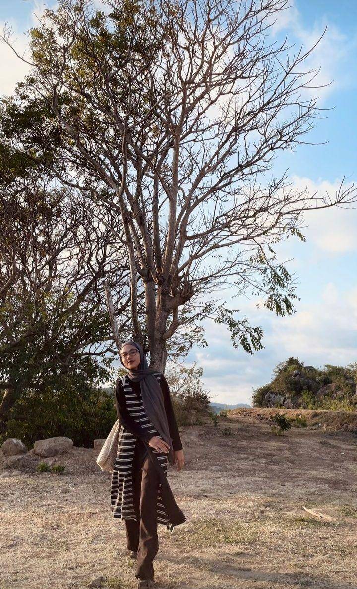 Feby Putri saat berada di Lombok (instagram.com/ fbyputrinc)