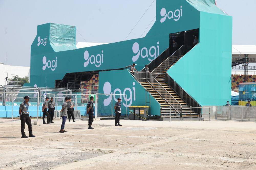Proses peninjauan venue untuk ajang GulaVit Jakarta Eprix 2023 (Dok. Formula E)