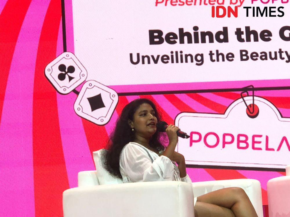Beauty talk dengan Clarissa Putri dan Shima Parawathy berjudul 'Behind the Glam: Unveliling the Beauty Industry' di BeautyFest Asia 2023 pada Jumat (2/06/2023) di Ritz-Carlton Pacific Place (IDN Times/Nisa Zarawaki)