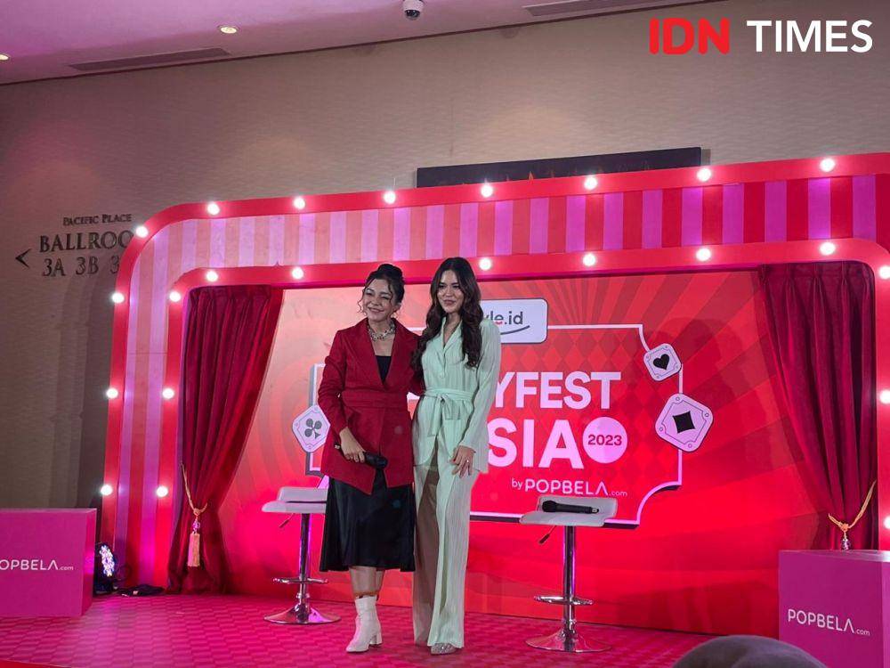 Talkshow 'Beauty in Art: Unveiling Inner Creativity' oleh BeautyFest Asia 2023 by Popbela.com. (2/5/2023) (IDNTimes/Dina Fadillah Salma)