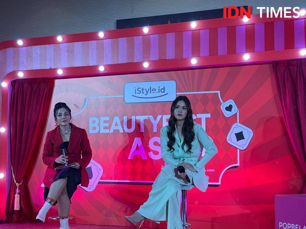 Talkshow 'Beauty in Art: Unveiling Inner Creativity' oleh BeautyFest Asia 2023 by Popbela.com. (2/5/2023) (IDNTimes/Dina Fadillah Salma)