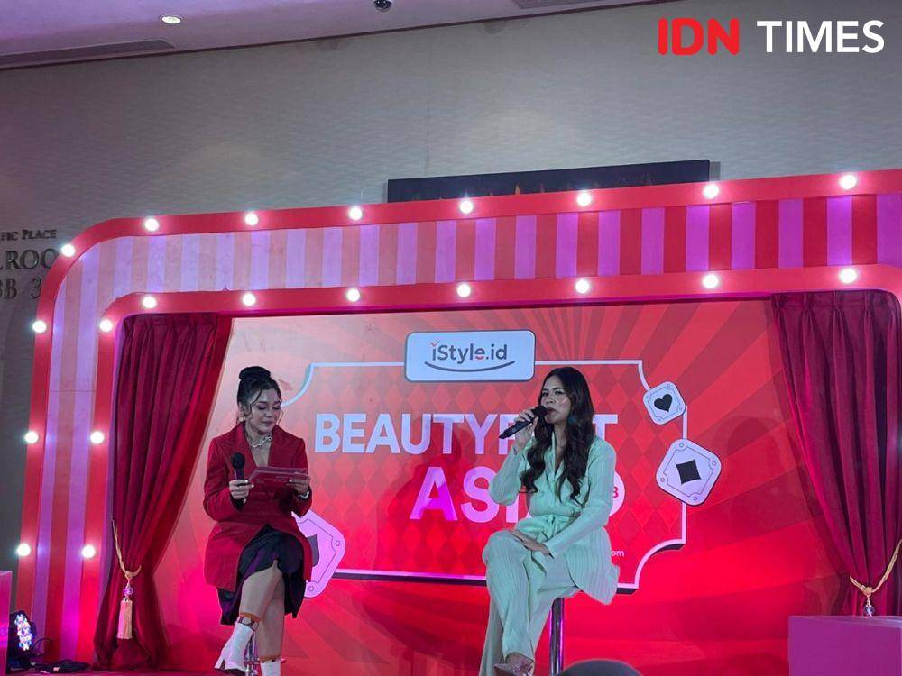 Talkshow 'Beauty in Art: Unveiling Inner Creativity' oleh BeautyFest Asia 2023 by Popbela.com. (2/5/2023) (IDNTimes/Dina Fadillah Salma)