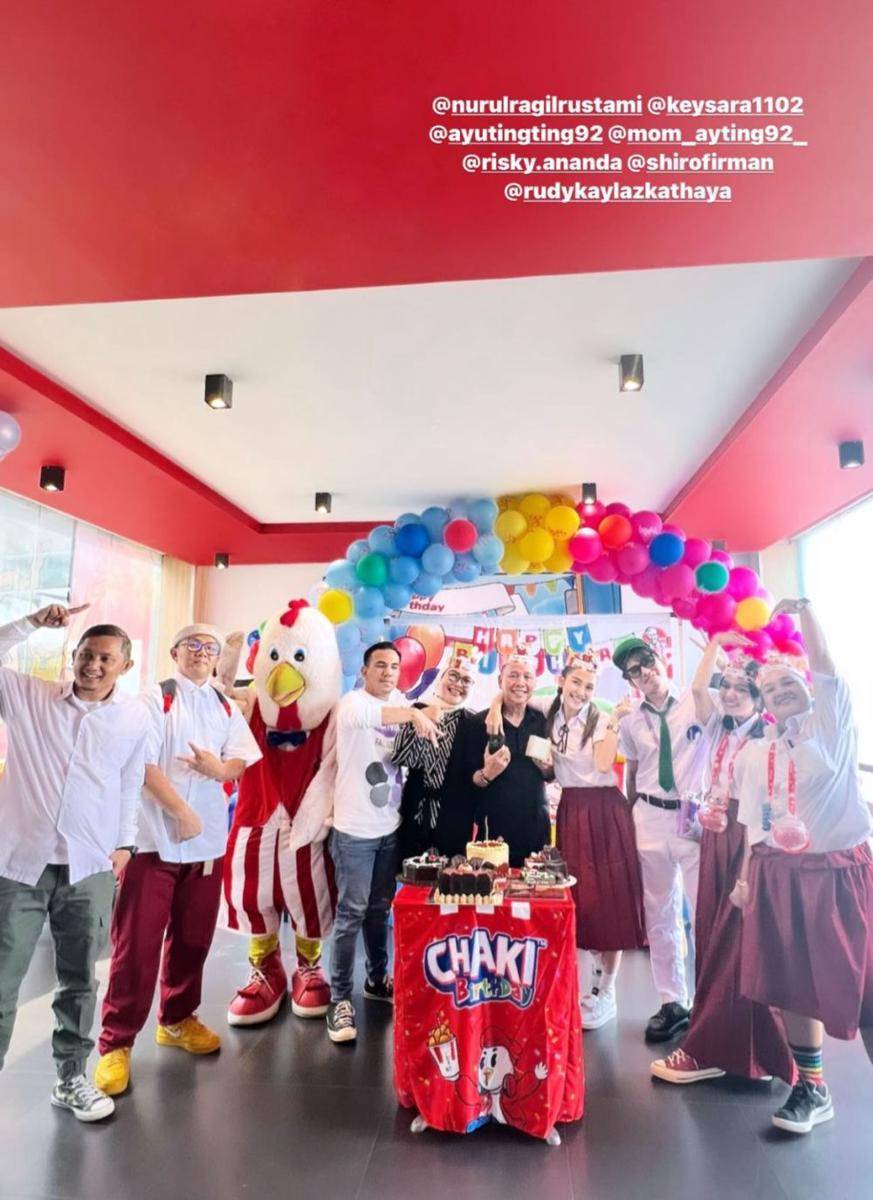 ulang tahun Ayah Ayu Ting Ting (Instagram.com/kriznafahrezi)