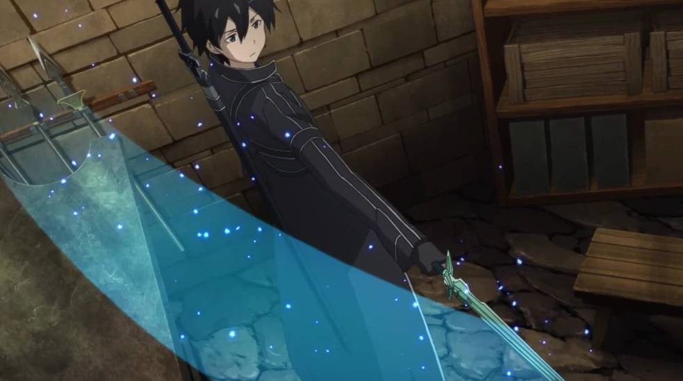 Kirito dari anime Sword Art Online (2012) (dok. A-1 Pictures/Sword Art Online)