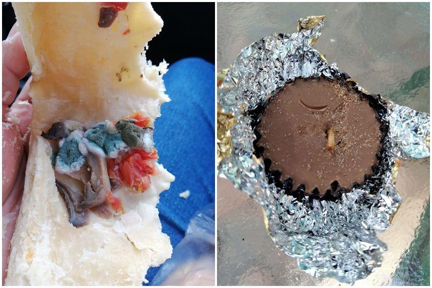 10 Potret Orang Menemukan Hal Menjijikkan di Makanan, Bikin Mual