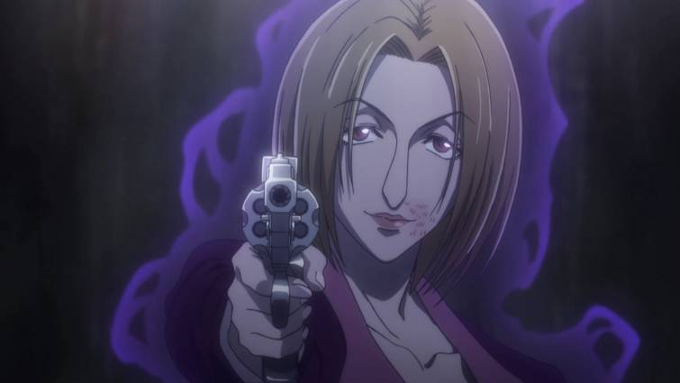kematian Pakunoda (dok. MADHOUSE/Hunter x Hunter)