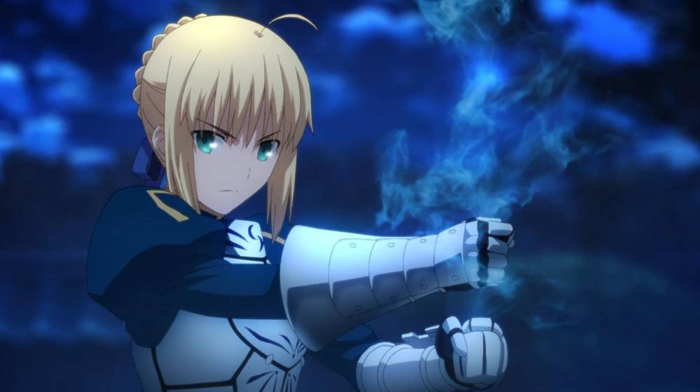 Artoria Pendragon dari anime Fate/stay night: Unlimited Blade Works (2014) (dok. ufotable/Fate/stay night: Unlimited Blade Works)