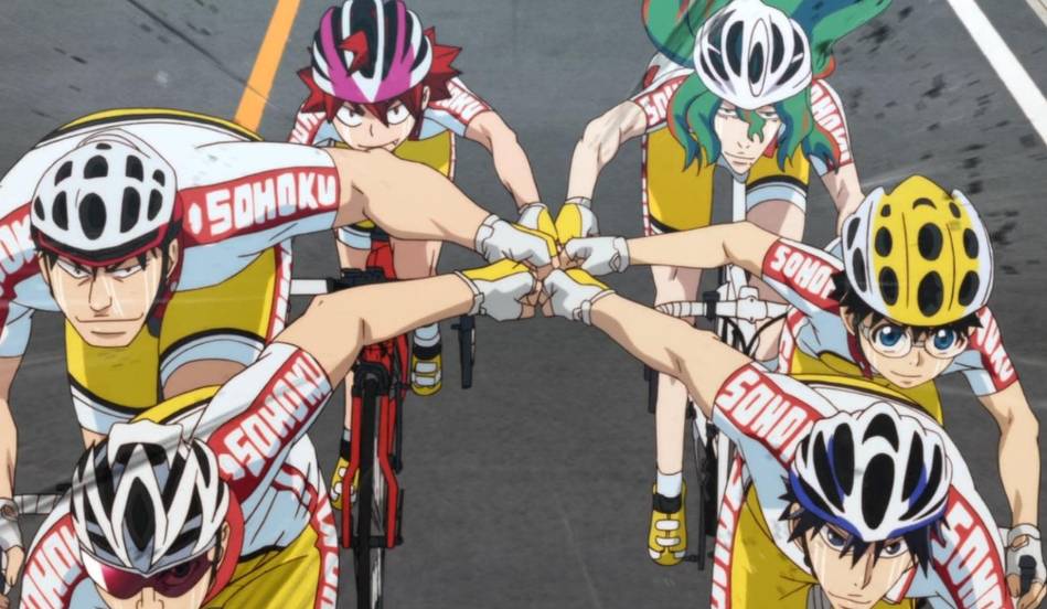 Tim Sohoku dari anime Yowamushi Pedal (2013) (dok. TMS Entertainment/Yowamushi Pedal)