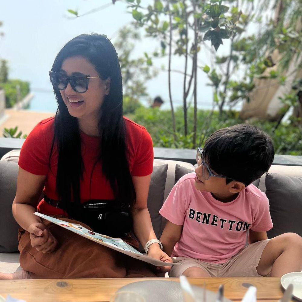Shweta Tiwari dan putranya (instagram.com/shweta.tiwari)
