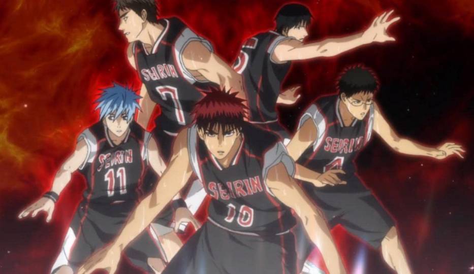 Tim Seirin dari anime Kuroko no Basket (2012) (dok. Production I.G/Kuroko no Basket)