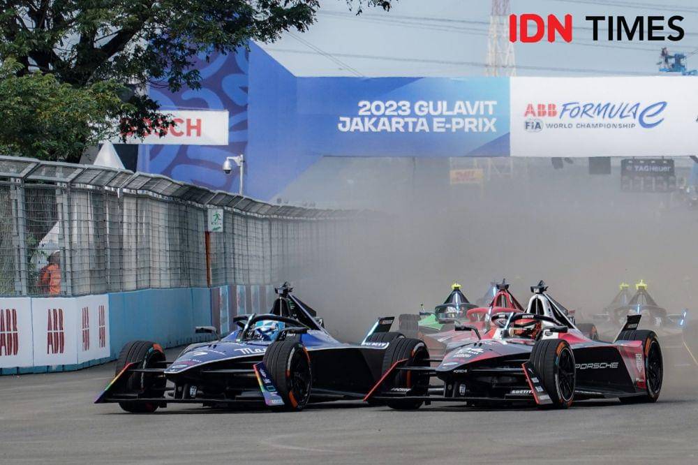 Gelaran Formula E 2023 di Jakarta. (IDN Times/Tata Firza)
