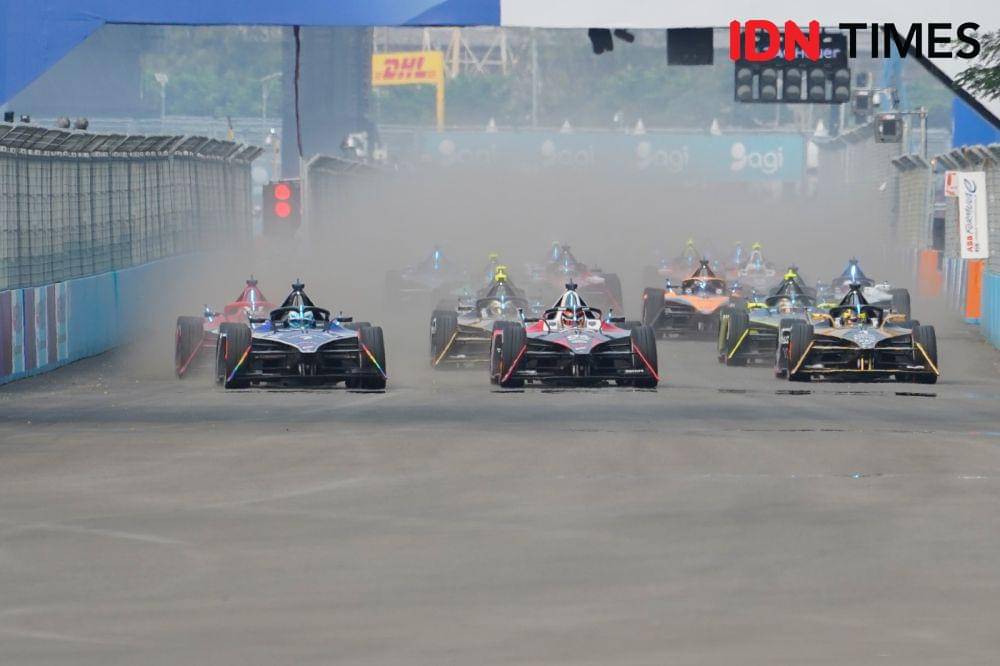 Gelaran Formula E 2023 di Jakarta. (IDN Times/Tata Firza)