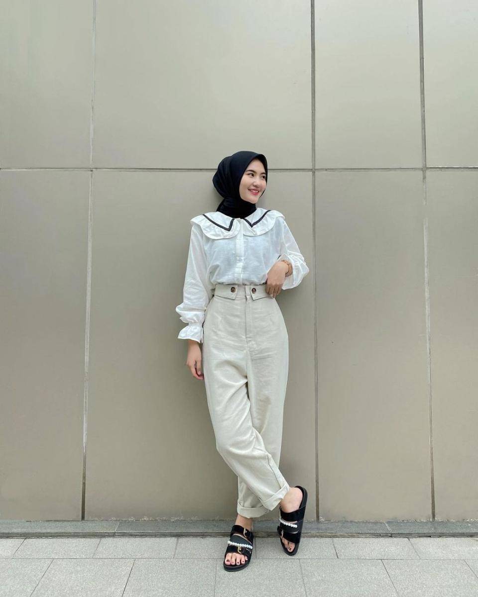 potret outfit ala Intan Ghazella (instagram.com/intanghazll_)