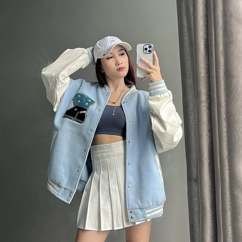 inspirasi outfit rok selebgram Nazwa Adinda (instagram.com/nazwaadinda_)