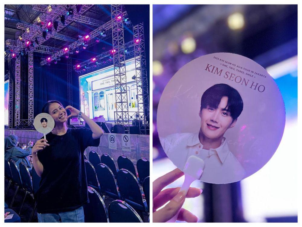 7 Momen Clairine Christabel Nonton Fan Meeting Kim Seon Ho, Excited!