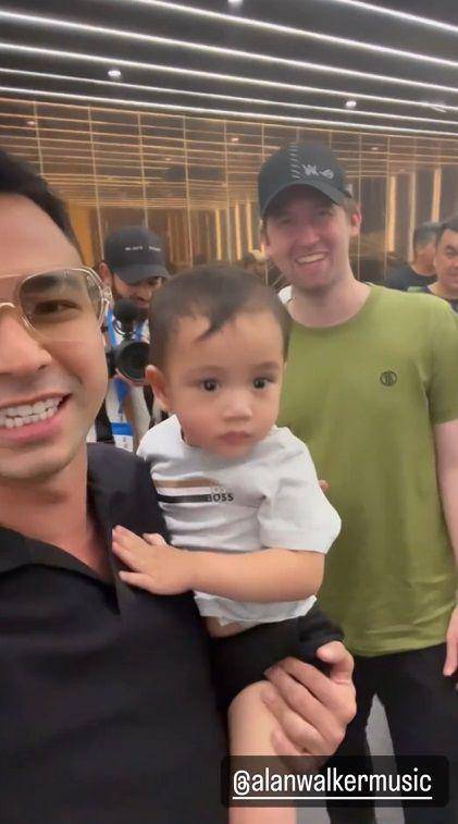 potret kebersamaan Cipung dan Alan Walker (instagram.com/raffinagita1717)