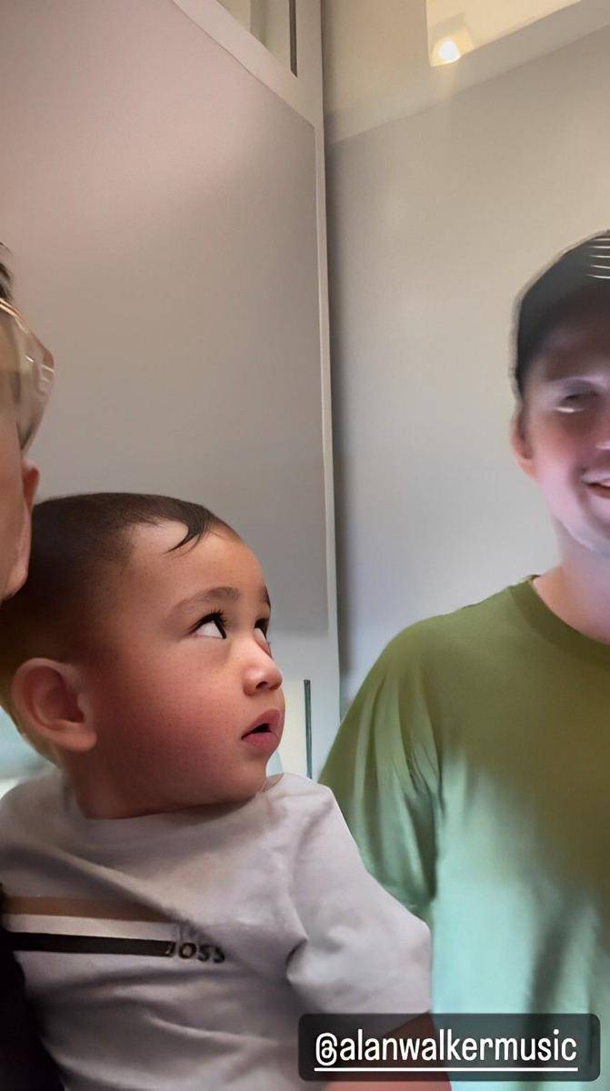 potret kebersamaan Cipung dan Alan Walker (instagram.com/raffinagita1717)