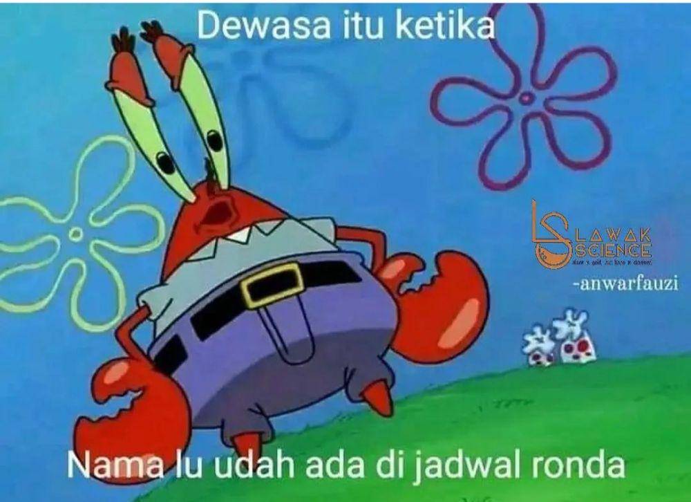 meme arti dewasa (instagram.com/lawakscience)