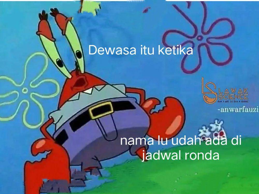 meme arti dewasa (instagram.com/lawakscience)