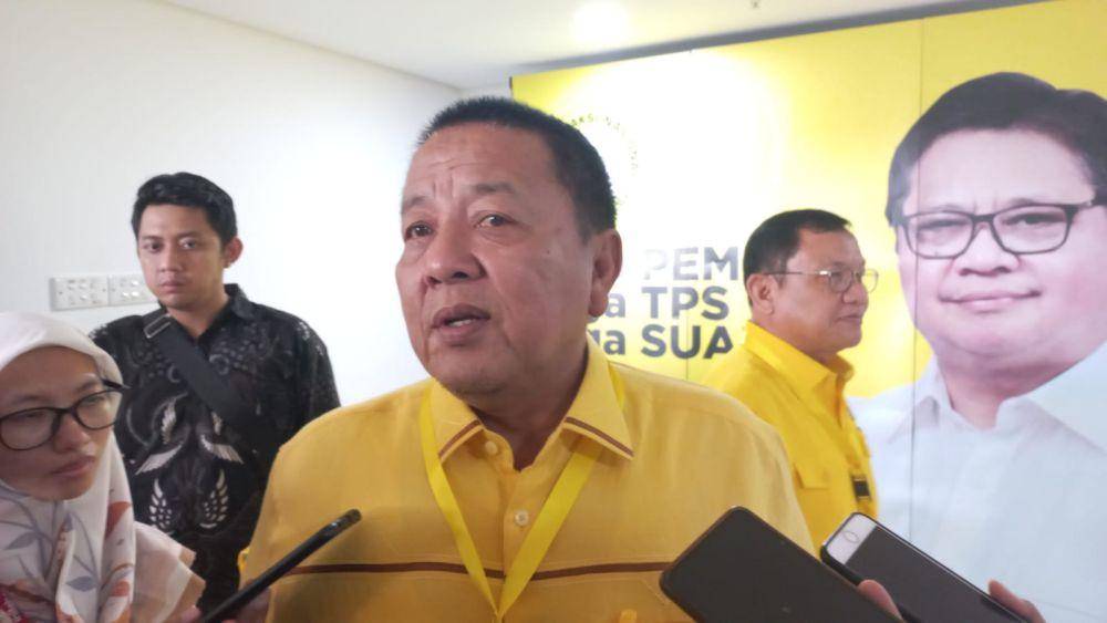 Gubernur Lampung, Arinal Djunaidi di kantor DPP Golkar, Minggu (4/6/2023) (IDN Times/Istimewa)