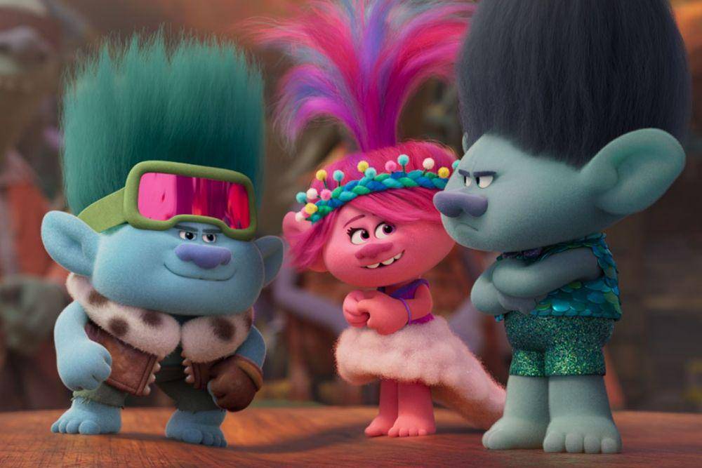 adegan dalam film Trolls Band Together (dok. DreamWorks Animation/Trolls Band Together)
