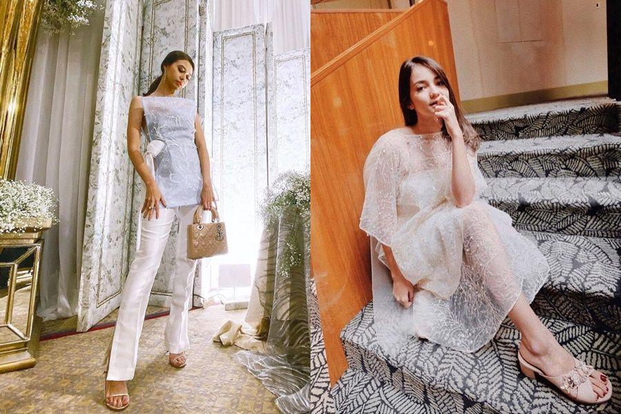 10 Adu Gaya Kondangan Yuki Kato Vs. Enzy Storia, Bestie Stylish!