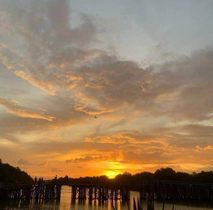 sunset di Taman Mangrove (instagram.com/twa_mangrove)