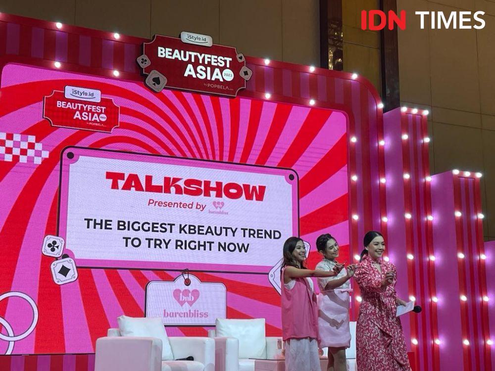 BeautyFest Asia 2023 by Popbela.com sesi 'The Biggest KBeauty Trend to Try Right Now by Barenbliss' (4/5/23) (IDNTimes/Dina Fadillah Salma)