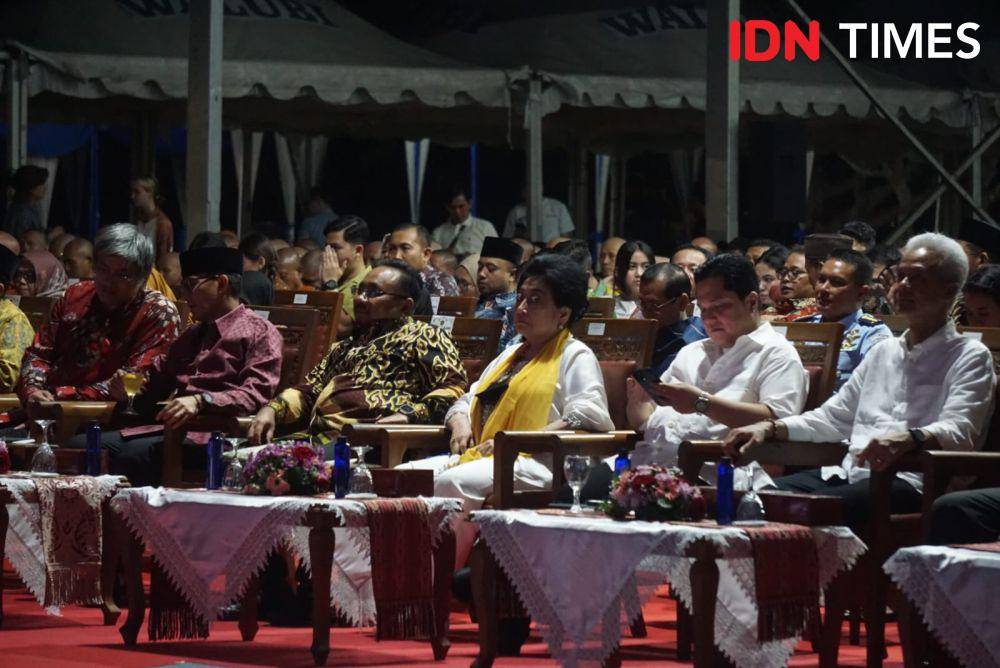 Peringatan Waisak 2567 B.E./2023, di Candi Borobudur, Minggu (4/6/2023). (IDN Times/Herlambang Jati Kusumo)