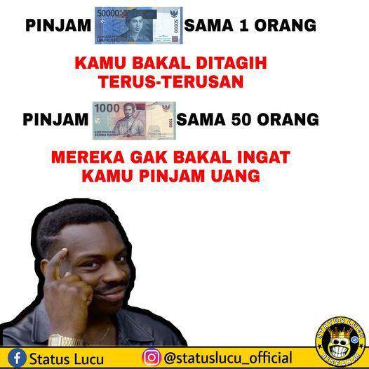 meme mau cepat kaya (instagram.com/statuslucu_official)