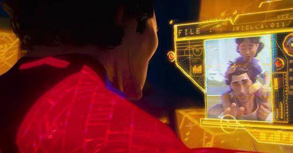 Miguel melihat arsip varian semestanya yang telah mati( Dok. Sony Pictures Animation/ Spider-Man: Across the Spider-Verse )