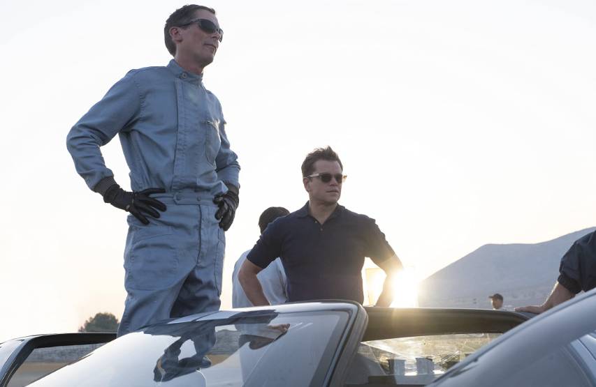 Christian Bale dan Matt Damon di film Ford v Ferrari (2019) (dok. 20th Century Fox/Ford v Ferrari)