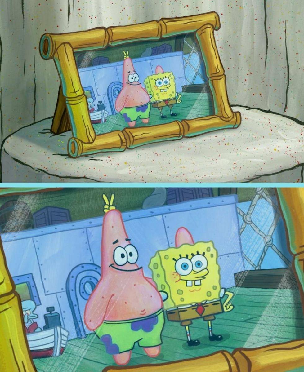 ilustrasi spongebob (instagram.com/officialpatrickstar)