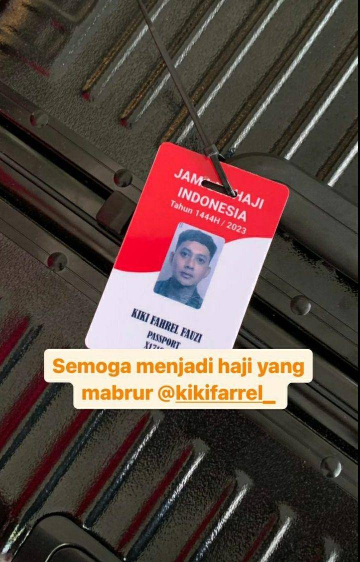 momen keberangkatan haji Kiki Farrel (instagram.com/_bhm)