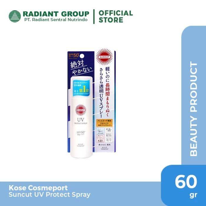 Potret produk Kose Suncut Transparent Sunscreen Spray (shopee.co.id/pt.radiantsentralnutrindo)
