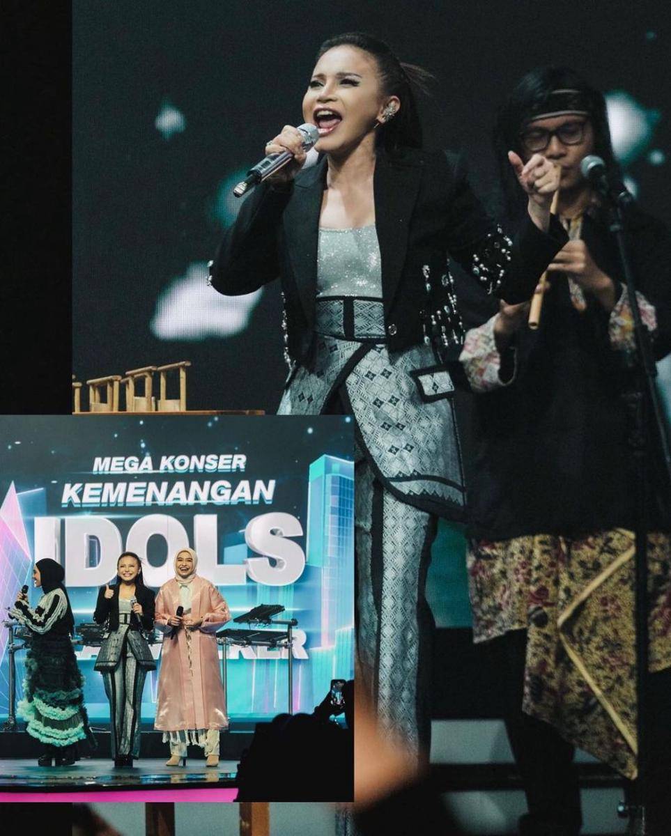 momen Rossa di Mega Konser Kemenangan Idol XII (instagram.com/itsrossa910)