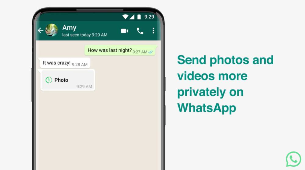 ilustrasi fitur sekali lihat (faq.whatsapp.com)