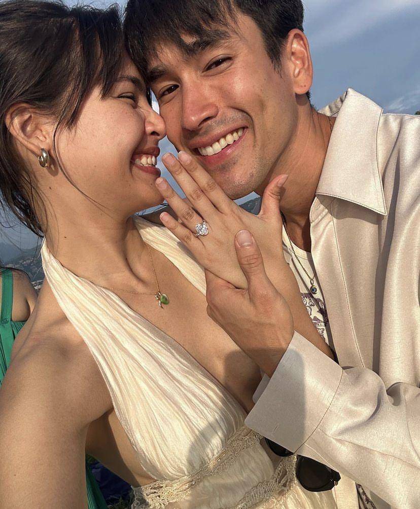 potret lamaran Yaya Urassaya dan Nadech di Italia (instagram.com/james_jamesma)