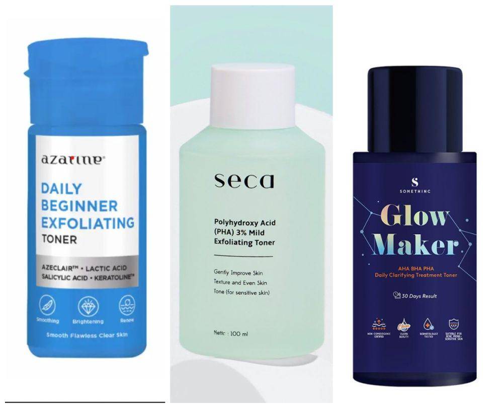 exfoliating toner (azarinecosmetic.com | instagram.com/secaskin |somethinc.com)