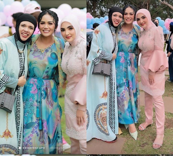 Potret KD, Ashanty dan Geni Faruk di Gender Reveal Anak ke-2 Aurel (instagram.com/ashanty_ash)
