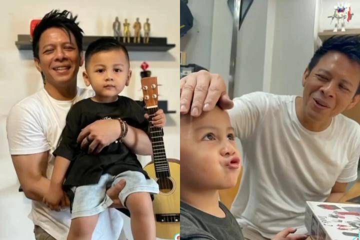 Ariel Noah dan Umar fans ciliknya (Tiktok.com/arielnoahfan)