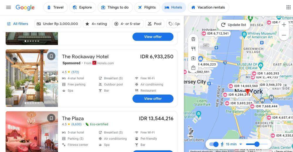 Google Travel (dok. Google Travel)
