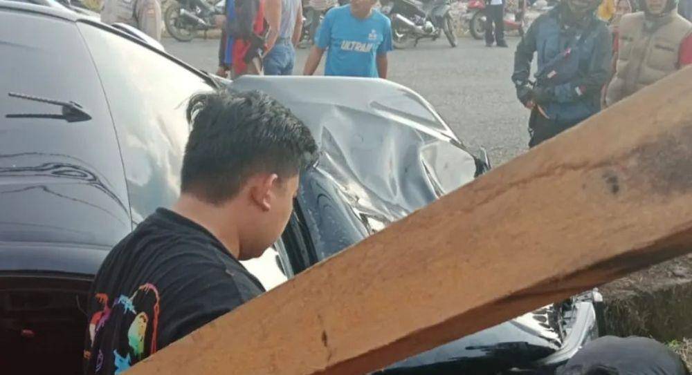 Kecelakaan lalu lintas di Muara Enim (Dok: istimewa)