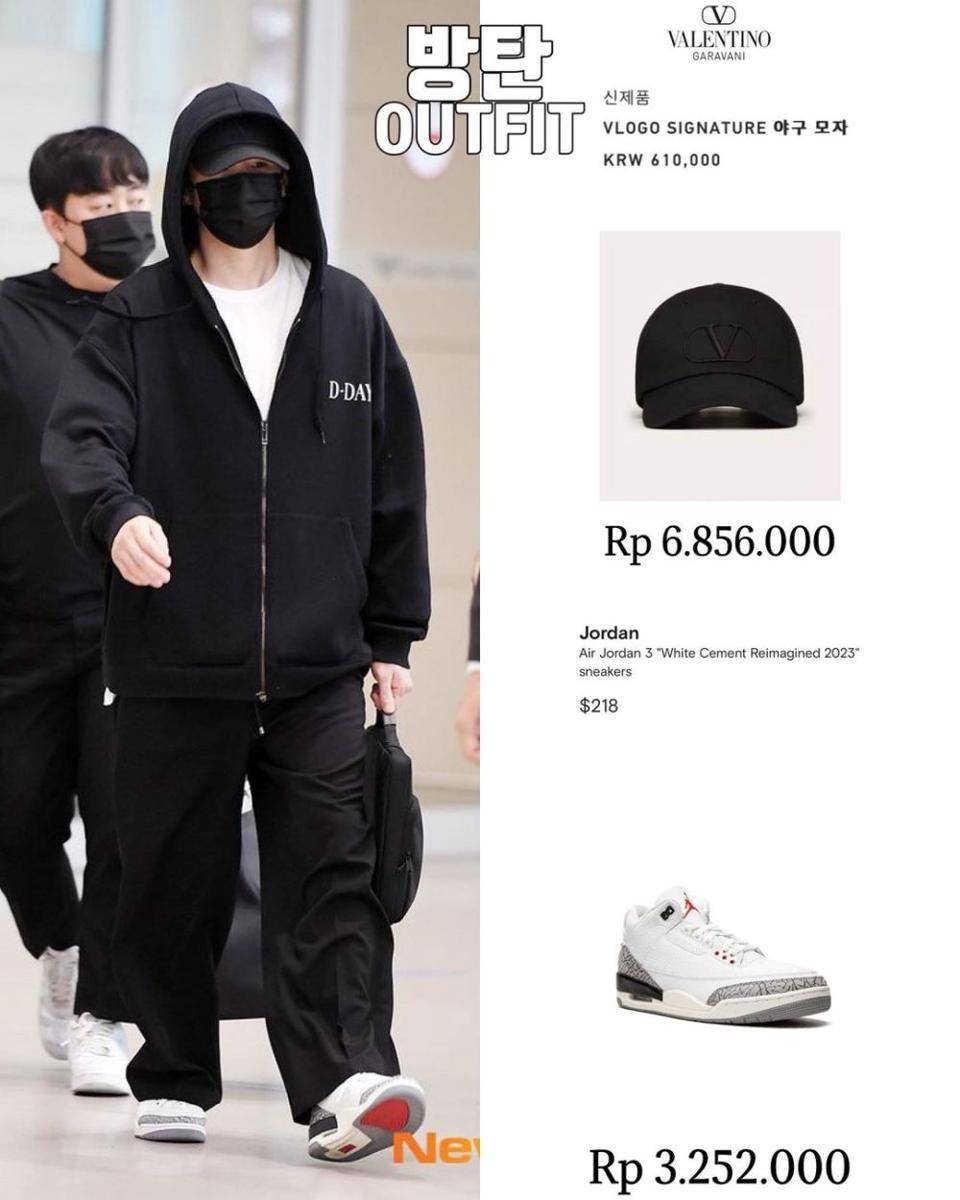 potret Suga BTS (instagram.com/bangtan_outfit)