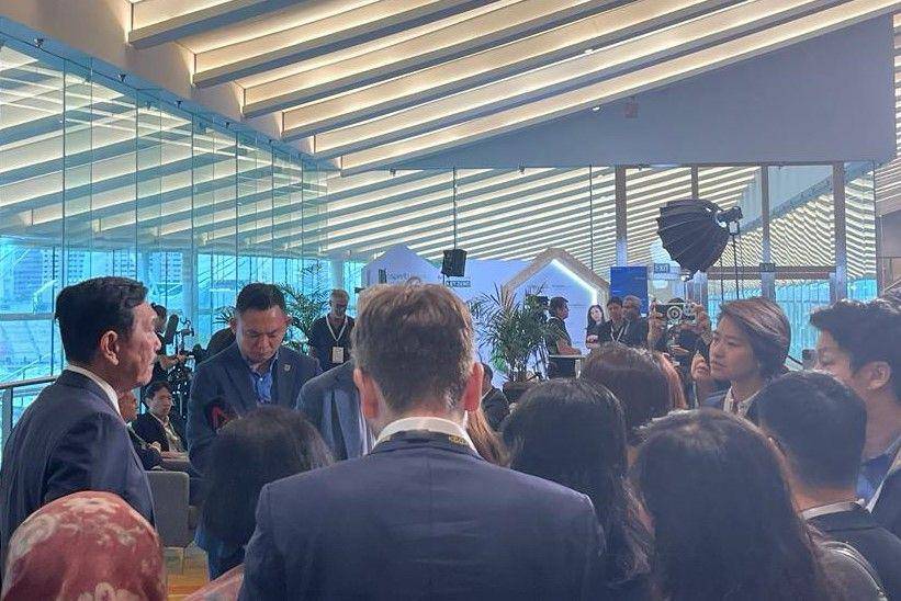 Luhut Binsar Pandjaitan dalam acara diskusi panel Ecosperity Week (dok. KBRI Singapura)