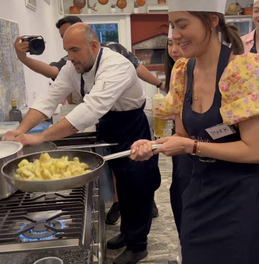 potret Kimmy Kimberley jadi chef dadakan (instagram.com/kimmy_kimberley)