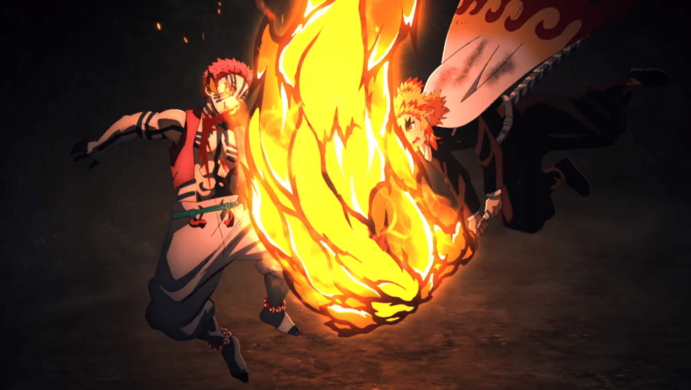 San no kata: Kien Banshou (dok. Ufotable/ Kimetsu no Yaiba)