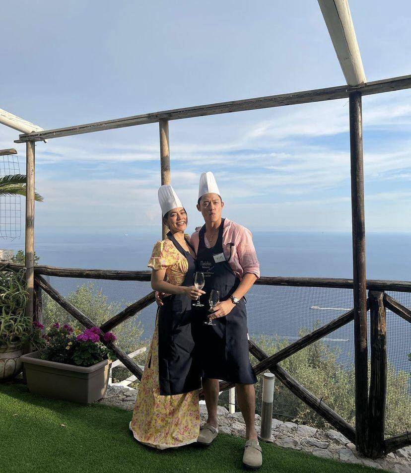 potret Kimmy Kimberley jadi koki dadakan (instagram.com/mark_prin)
